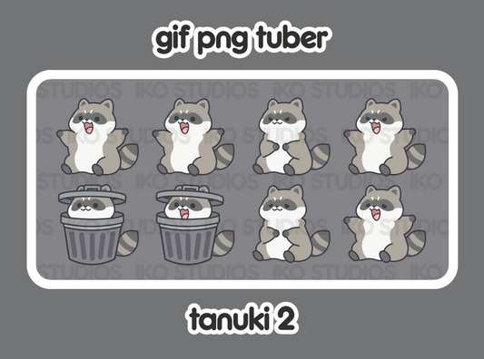 Raccoon GIF PNGtuber