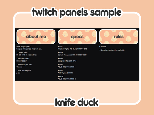 Duck Panels