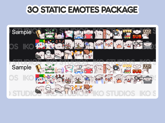 Koala Mega Static Emote Bundle