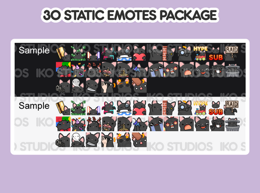 Bat Mega Static Emote Bundle