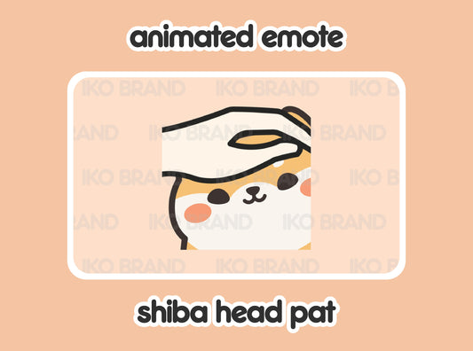 Shiba Head Pat