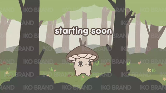 Mushroom Forest Animated Screen